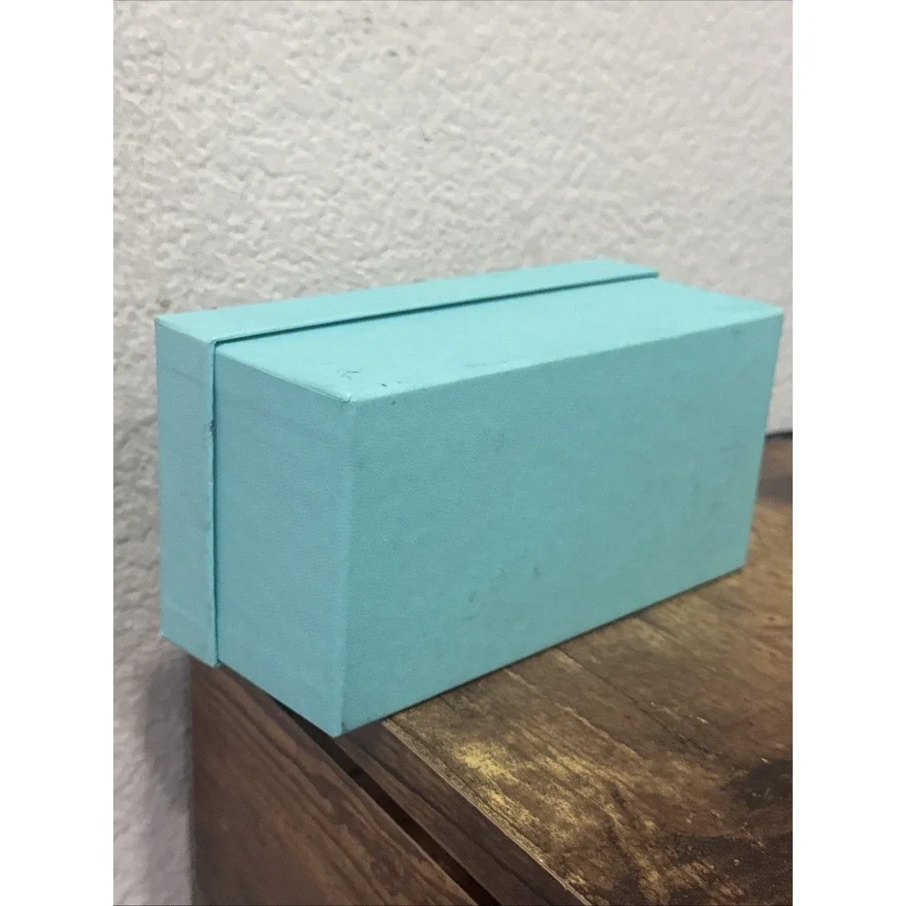 Genuine Tiffany & Co. Blue Teal Empty Gift Box 6.5